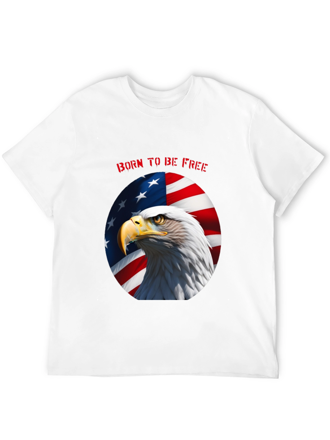 Born to Be Free Eagle Graphic Tee