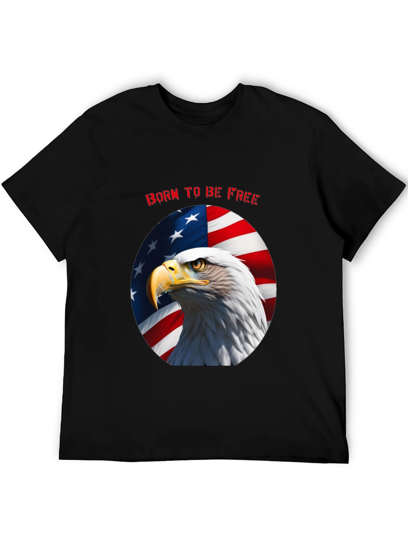 Born to Be Free Eagle Graphic Tee