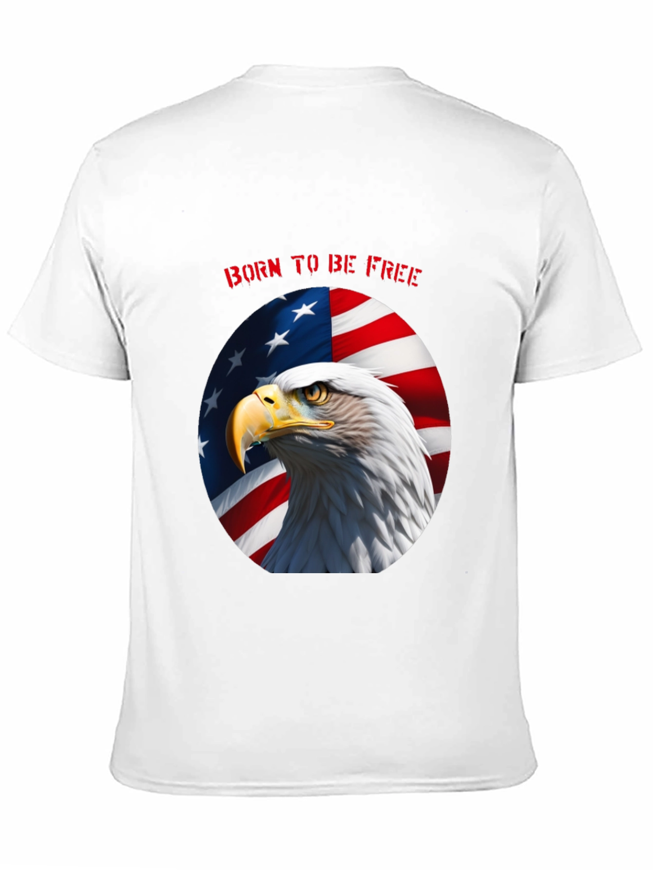 Born to Be Free Eagle Graphic Tee