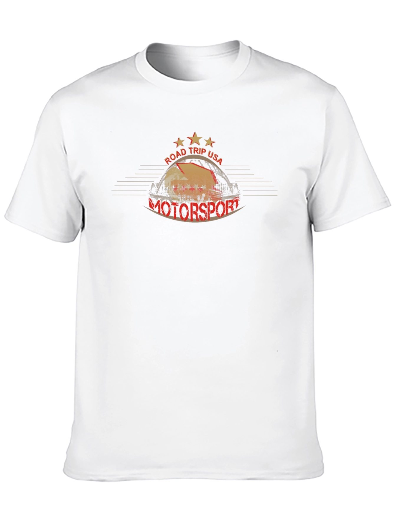 Road Trip USA Motorsport Black Graphic Tee