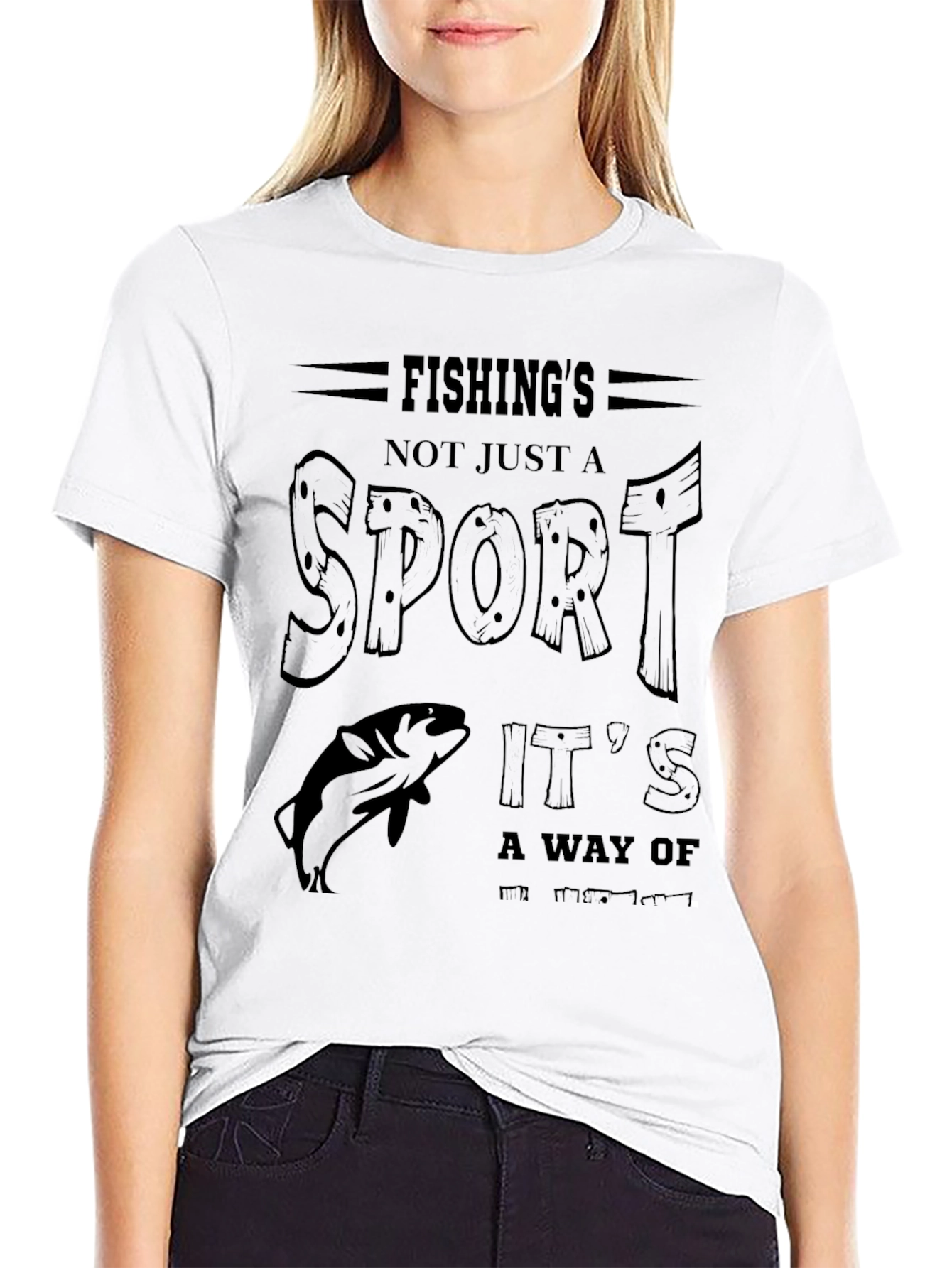 Fishings Not Just a Sport Graphic T-Shirt