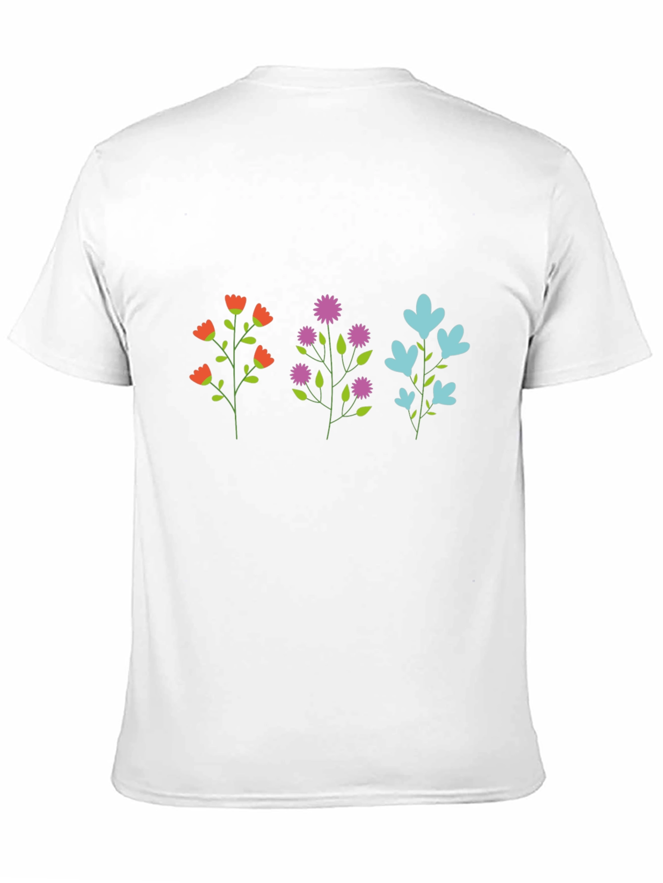 Floral Trio Graphic T-Shirt - Casual Comfort