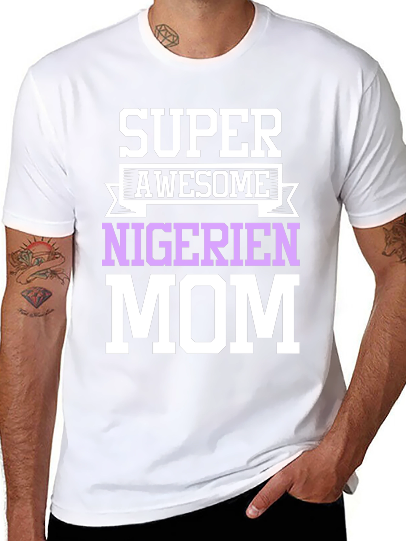 Super Awesome Nigerian Mom T-Shirt