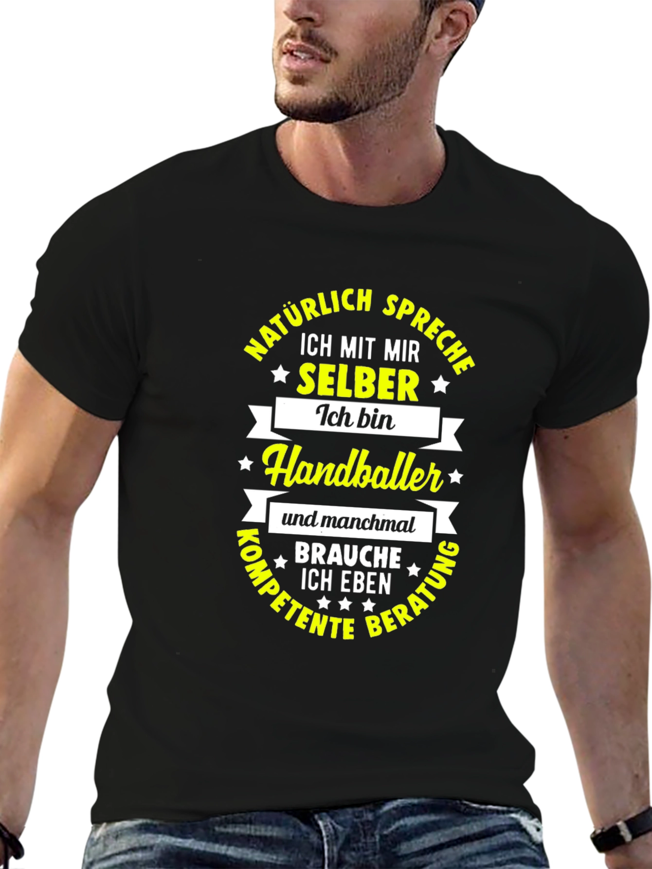 Funny Handball Player T-Shirt - Speaks to Self