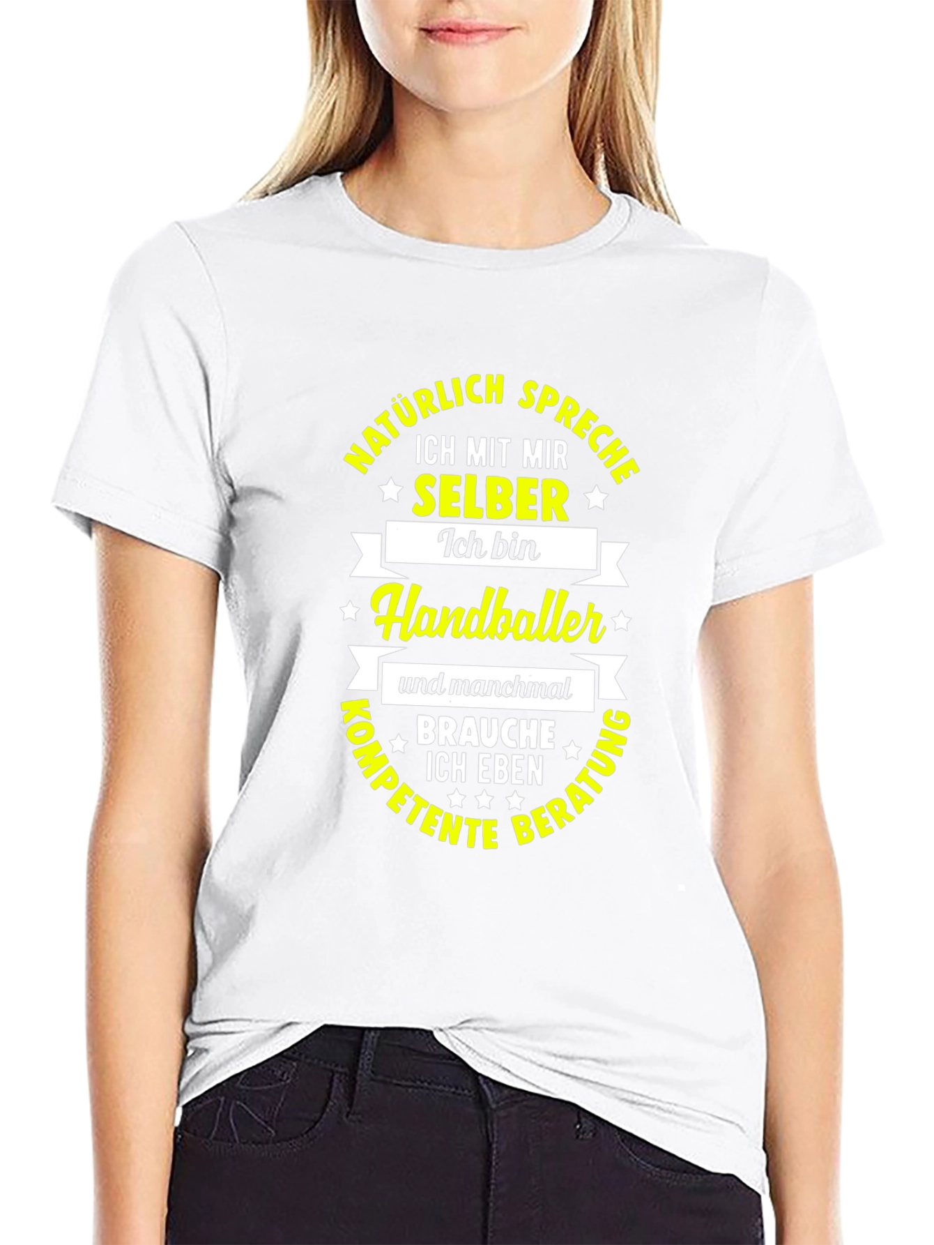 Funny Handball Player T-Shirt - Speaks to Self