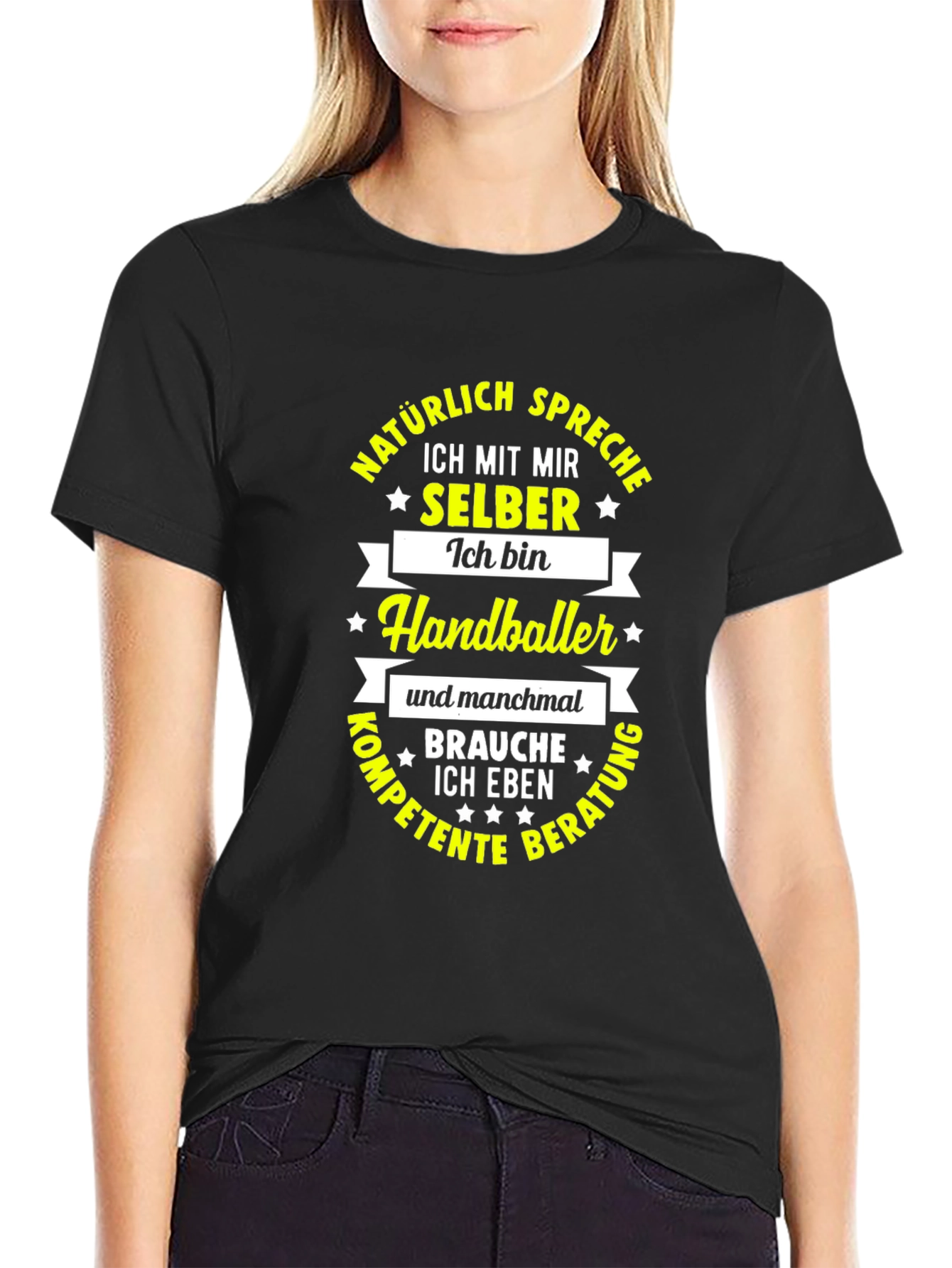 Funny Handball Player T-Shirt - Speaks to Self