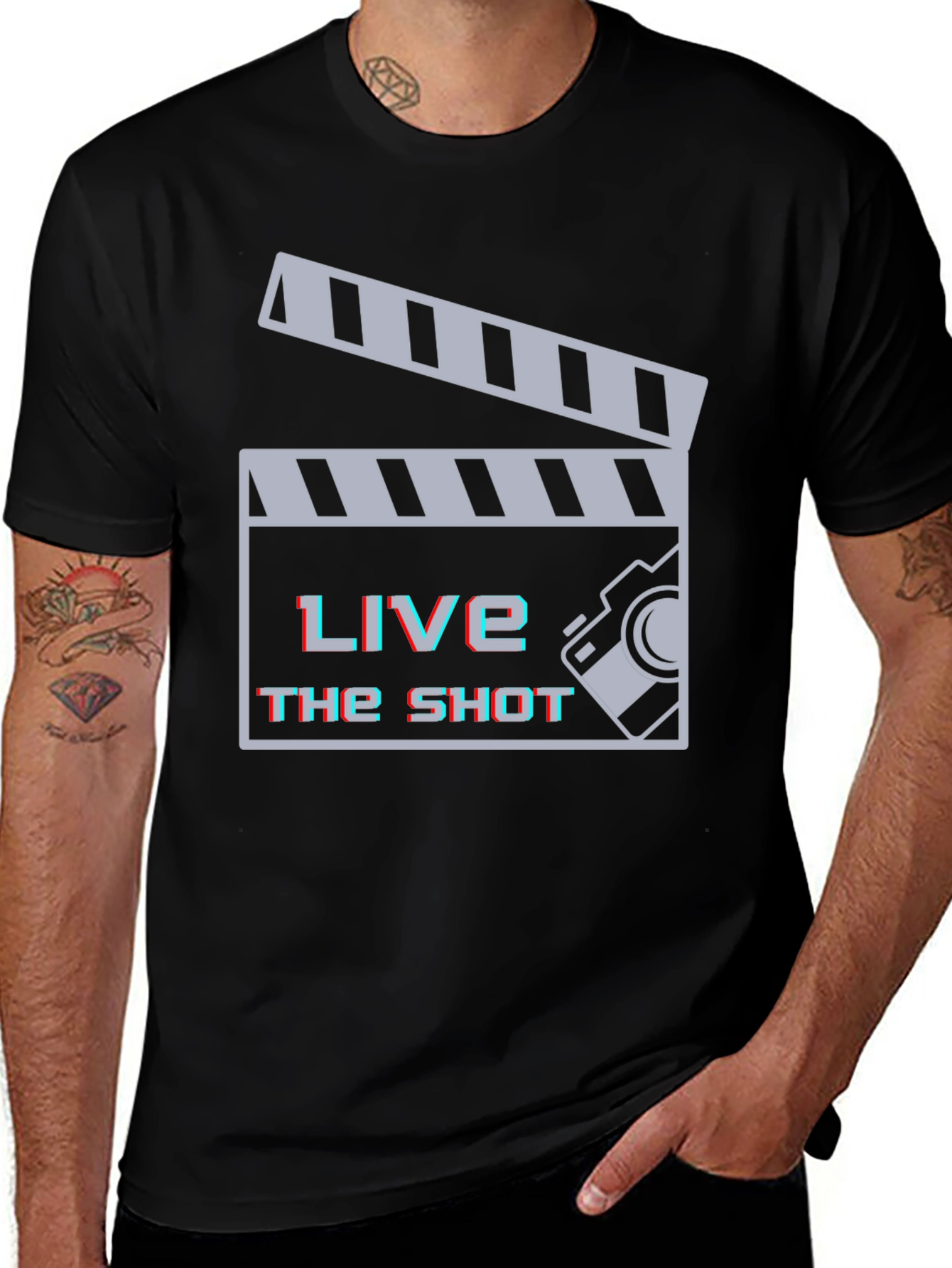 Live the Shot T-Shirt - Filmmaker Edition