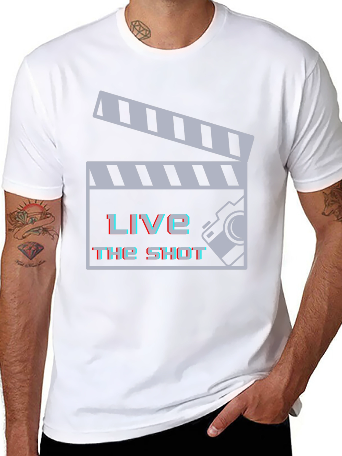 Live the Shot T-Shirt - Filmmaker Edition