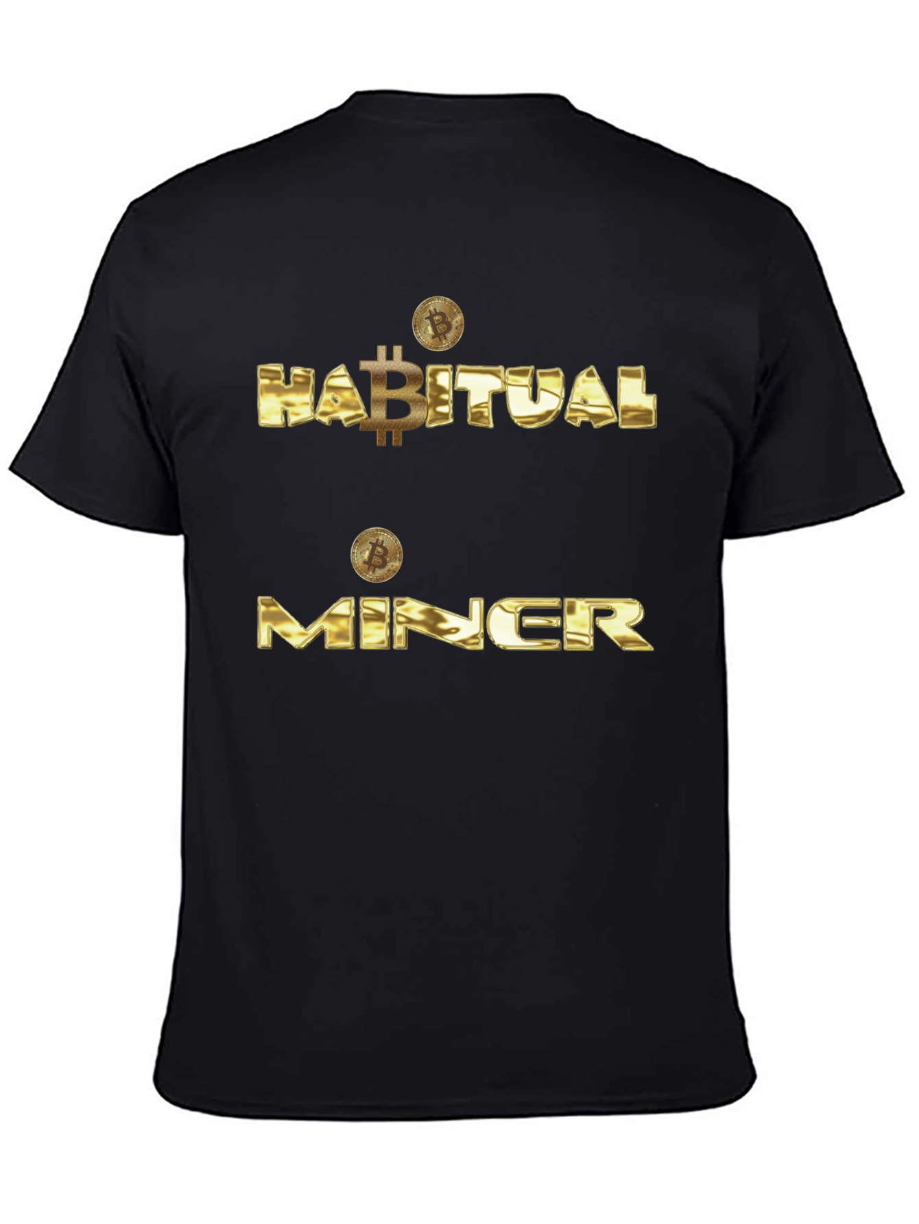 Habitual Miner Black T-Shirt