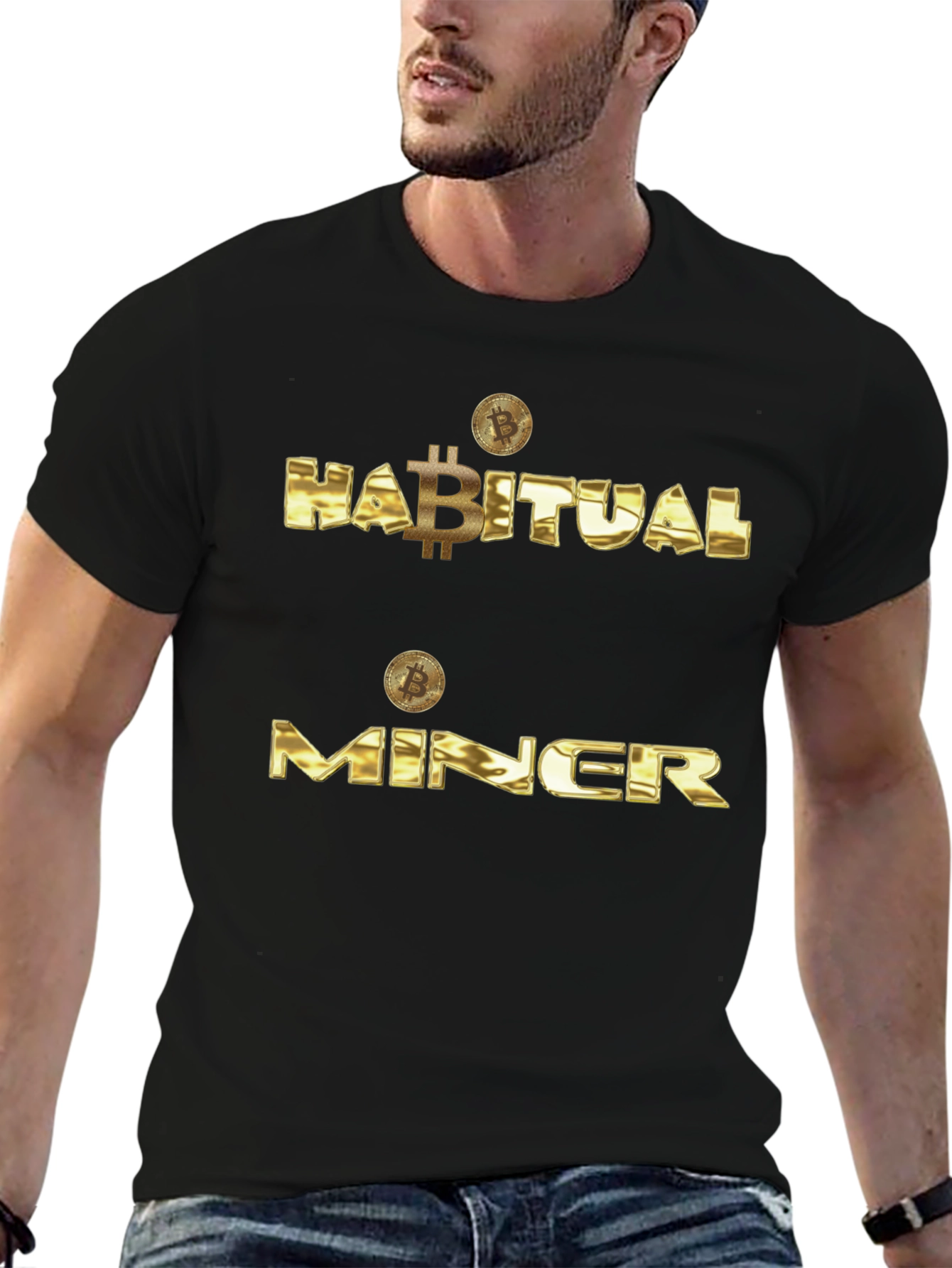 Habitual Miner Black T-Shirt