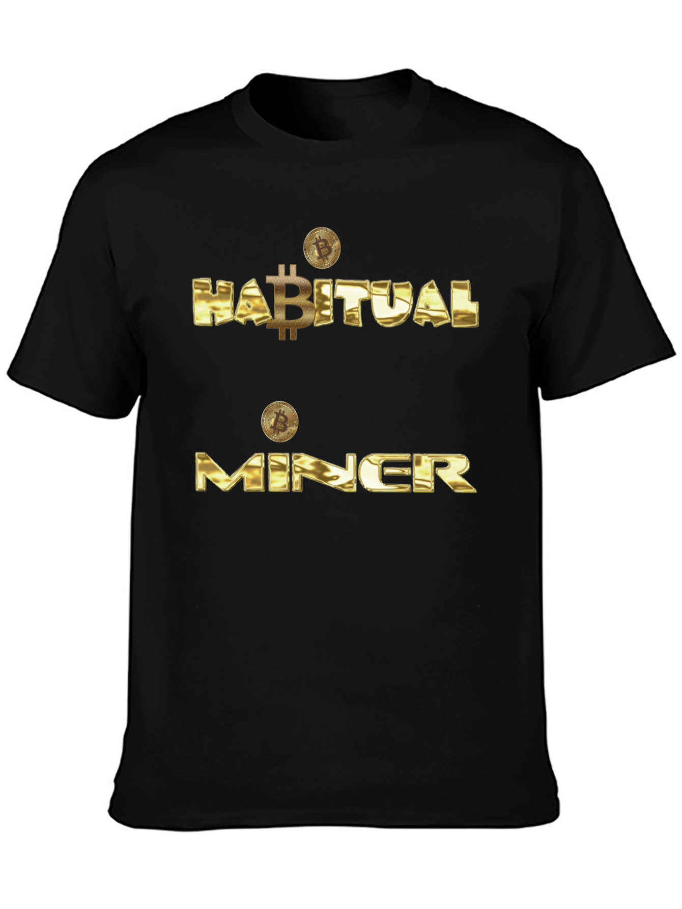 Habitual Miner Black T-Shirt