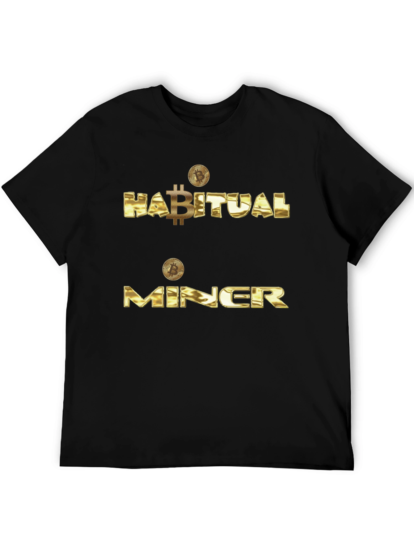 Habitual Miner Black T-Shirt