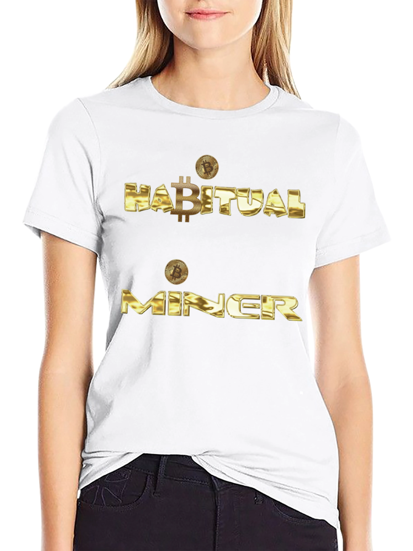 Habitual Miner Black T-Shirt