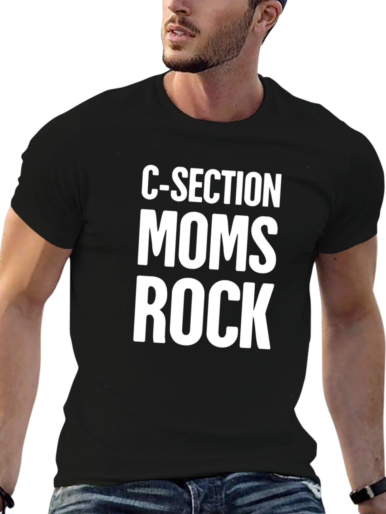 C-Section Moms Rock Graphic Tee