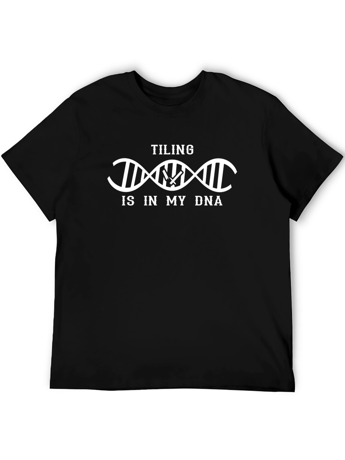 Tiling DNA Graphic Tee - Unique Hobby Shirt