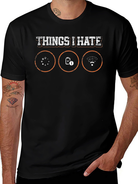 Things I Hate Graphic Tee - Black