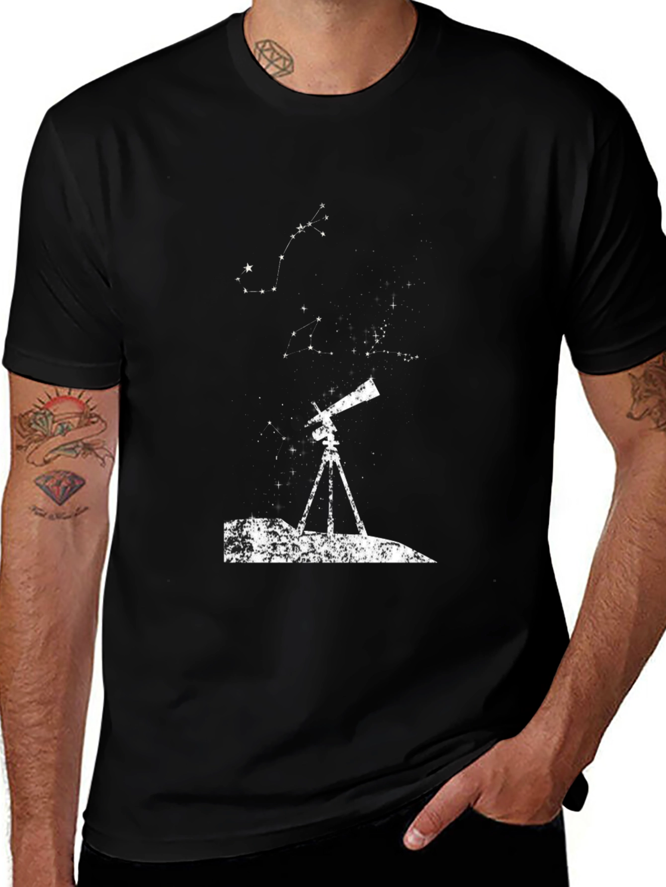 Telescope Constellation Graphic Tee