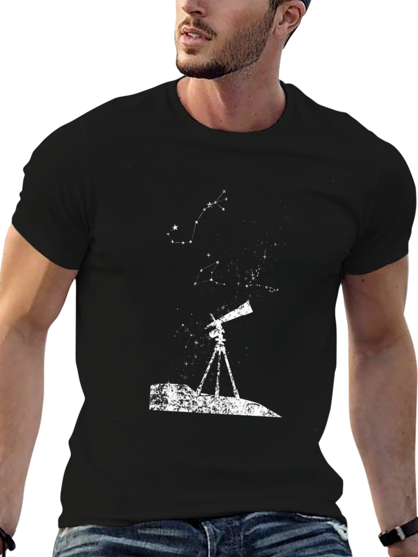 Telescope Constellation Graphic Tee