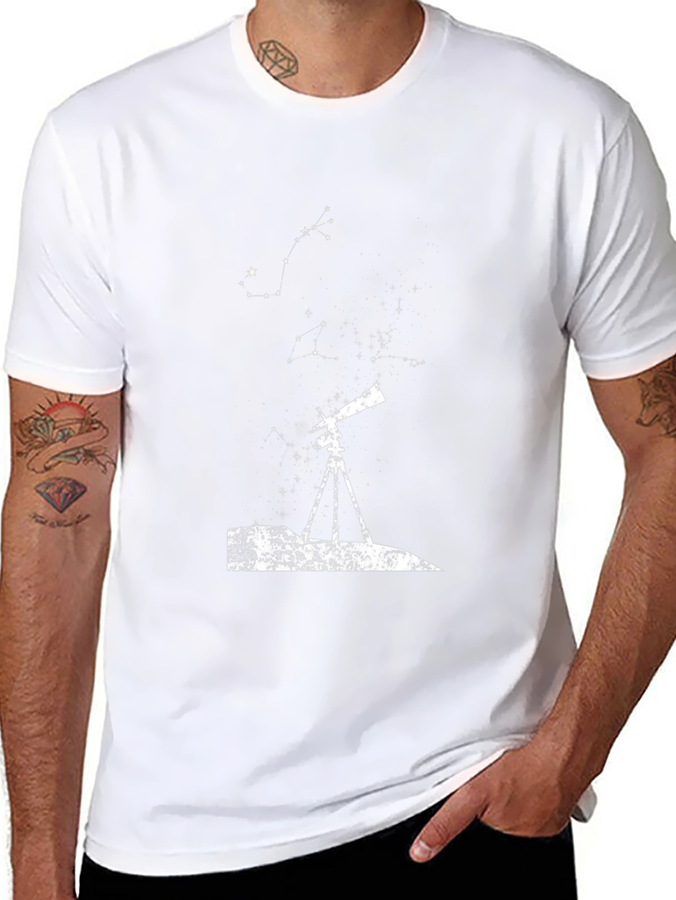 Telescope Constellation Graphic Tee
