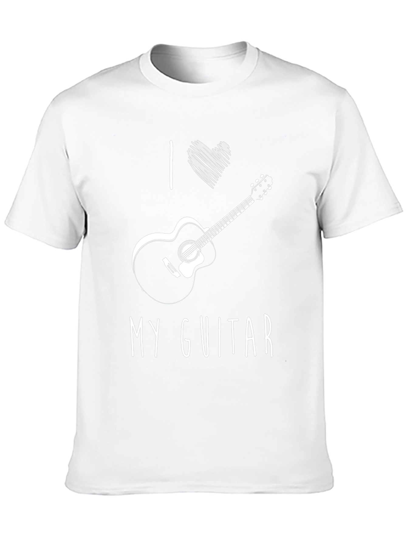 I Love My Guitar Graphic T-Shirt