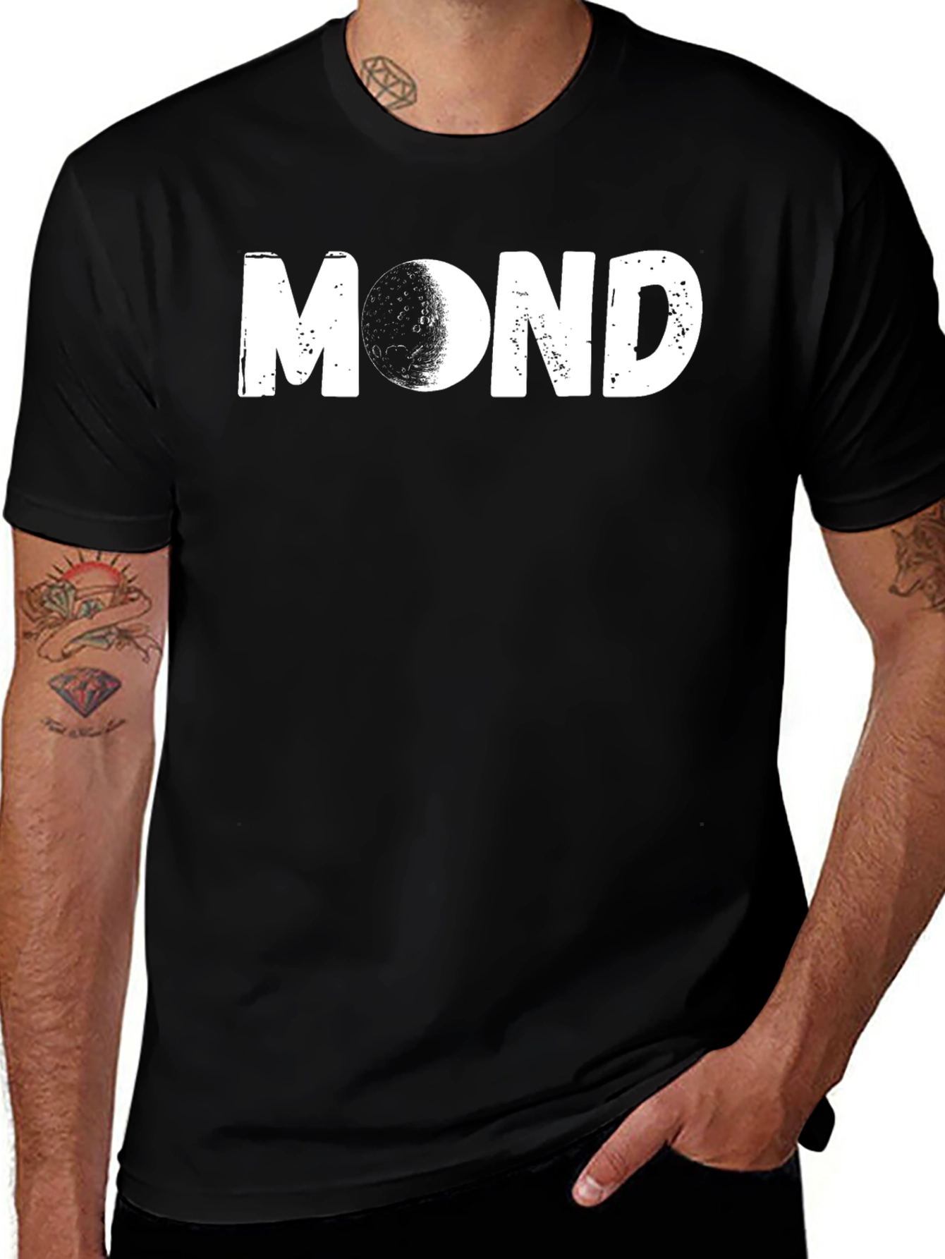 Mond T-Shirt | Unique Moon Design | Casual Wear