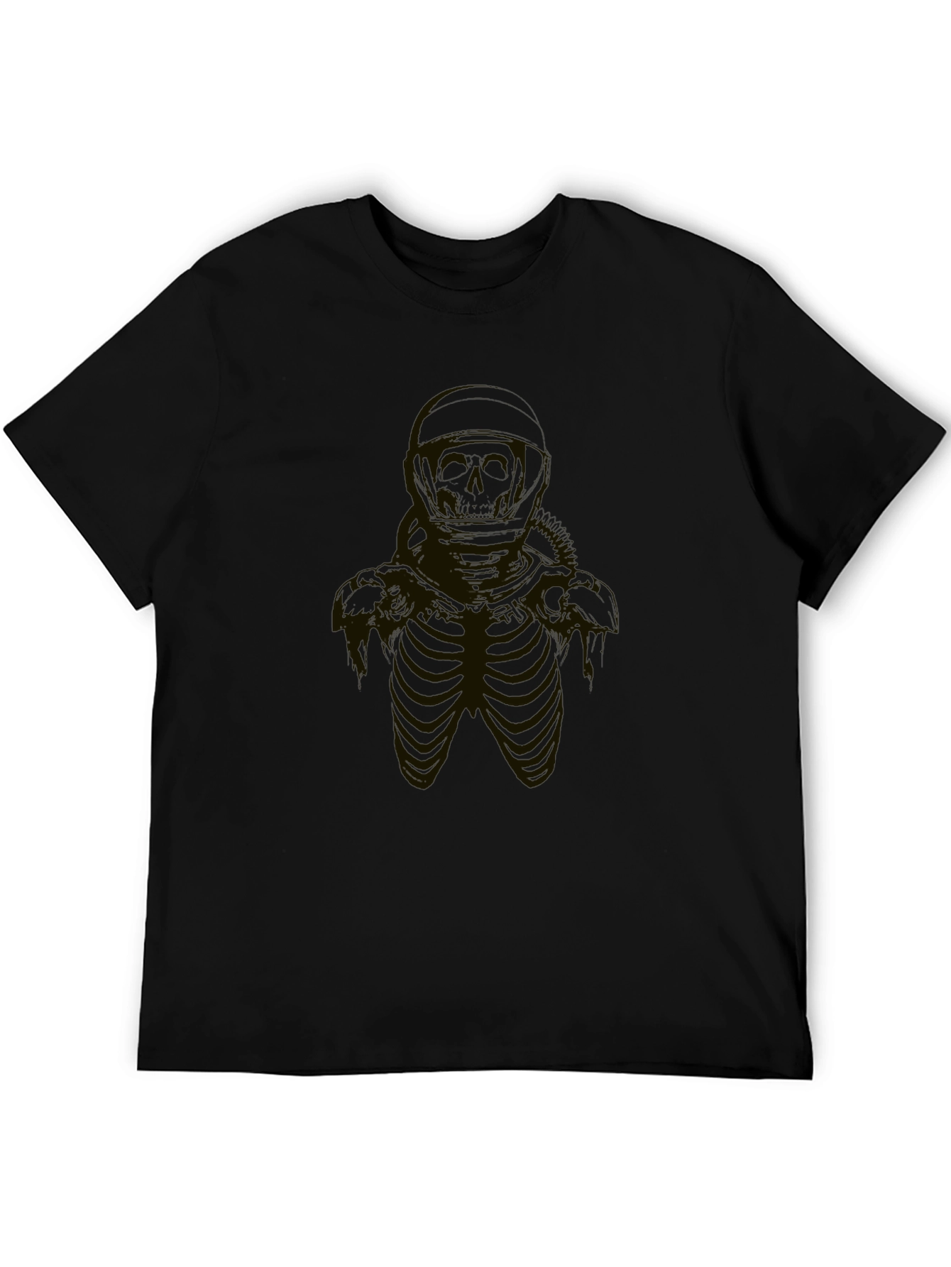 Skeleton Astronaut Black T-Shirt