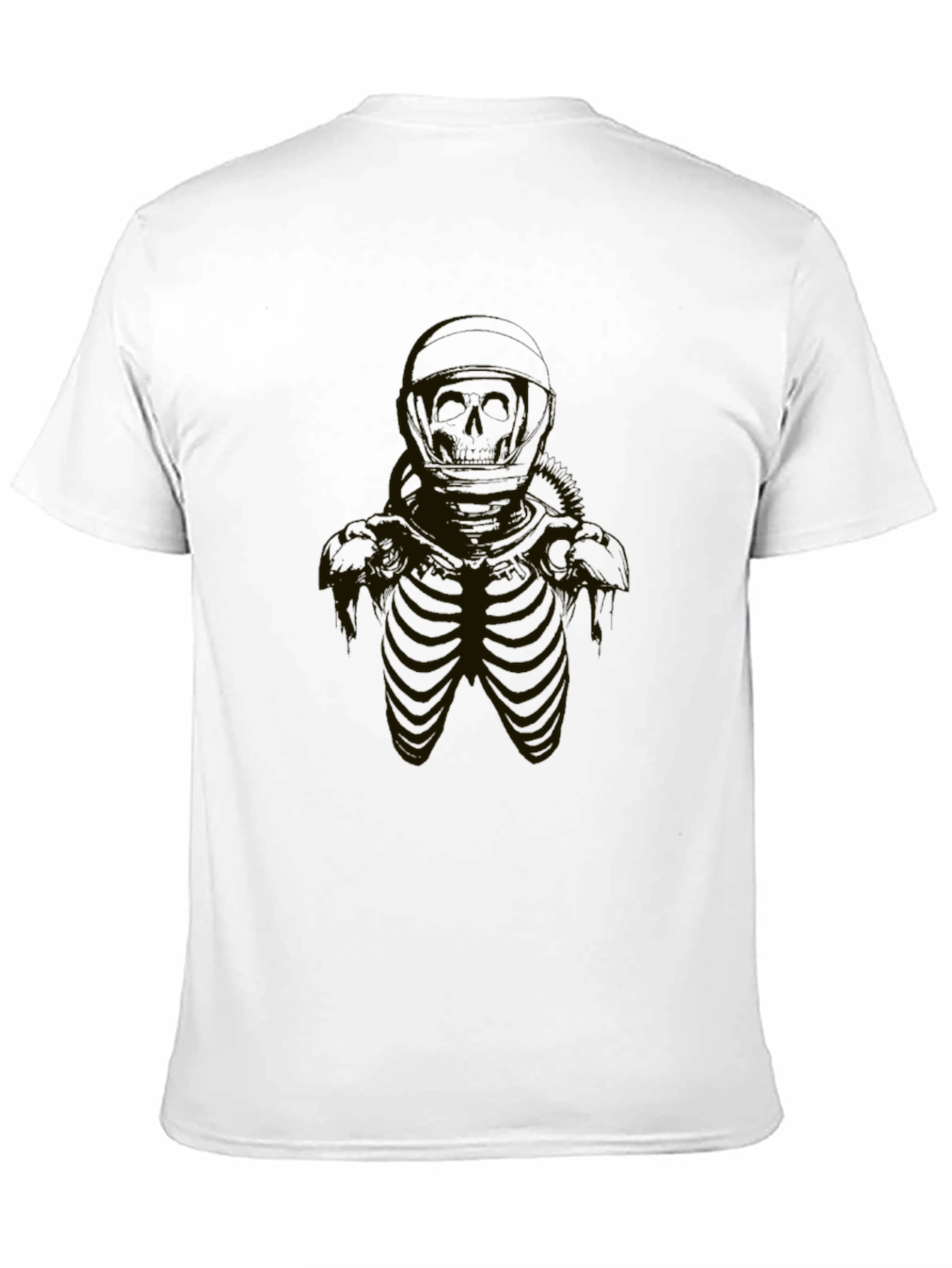 Skeleton Astronaut Black T-Shirt