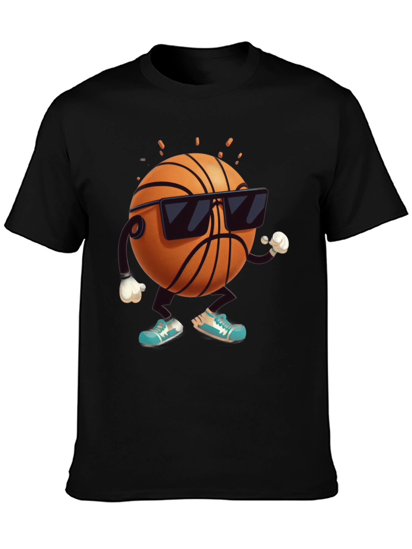 Cool Basketball Graphic T-Shirt