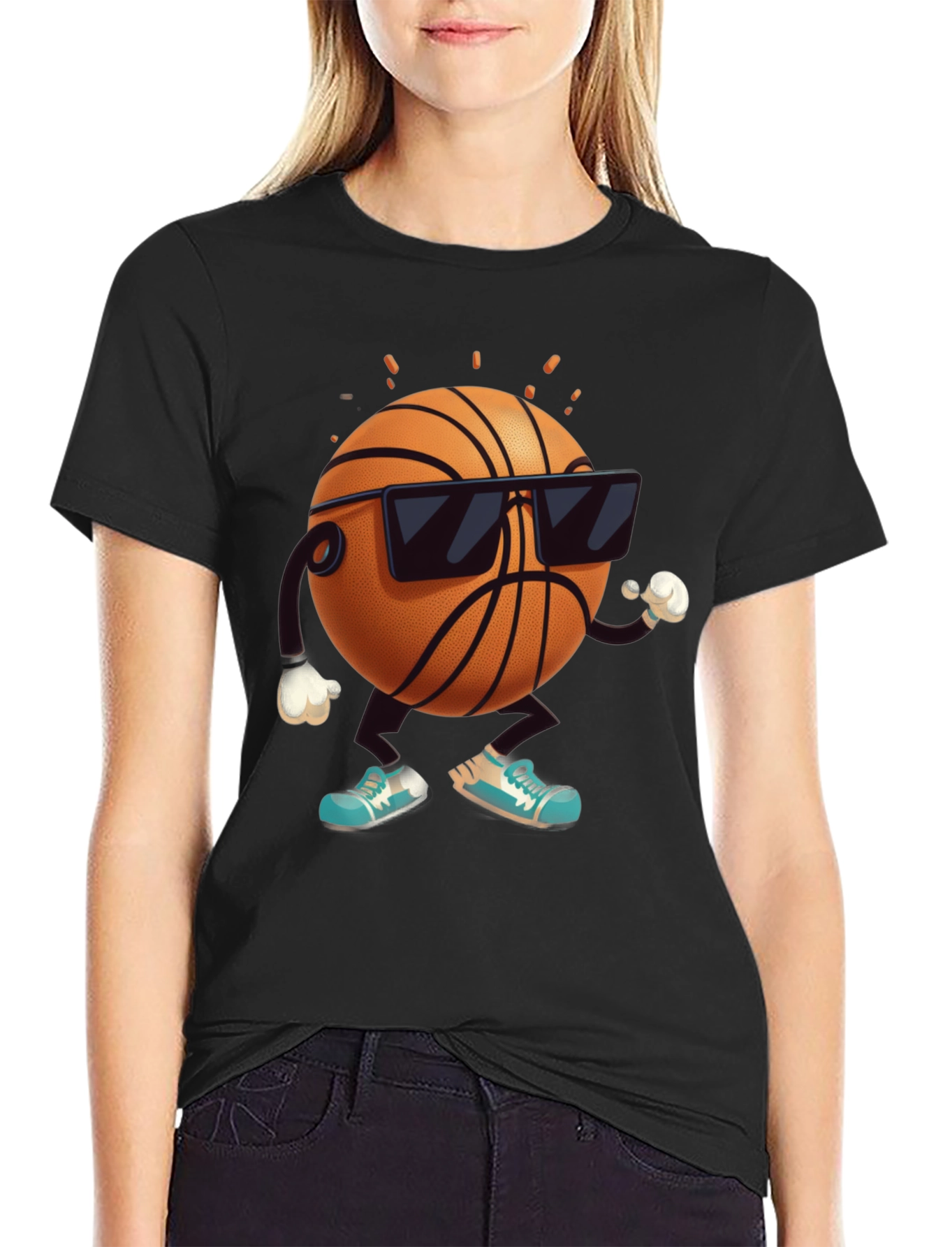 Cool Basketball Graphic T-Shirt