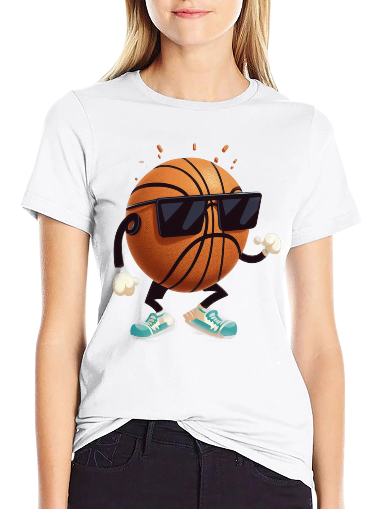 Cool Basketball Graphic T-Shirt