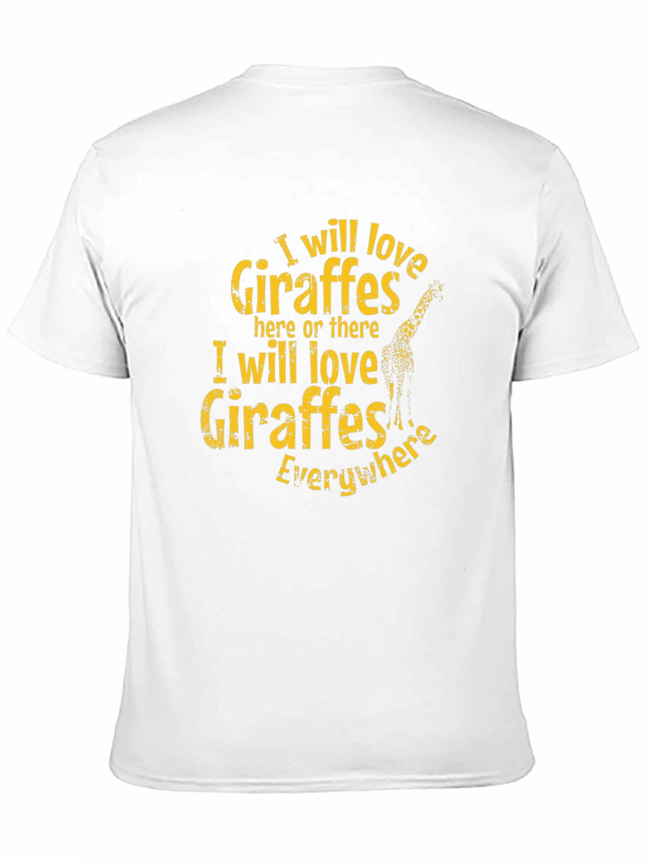 I Love Giraffes Graphic T-Shirt