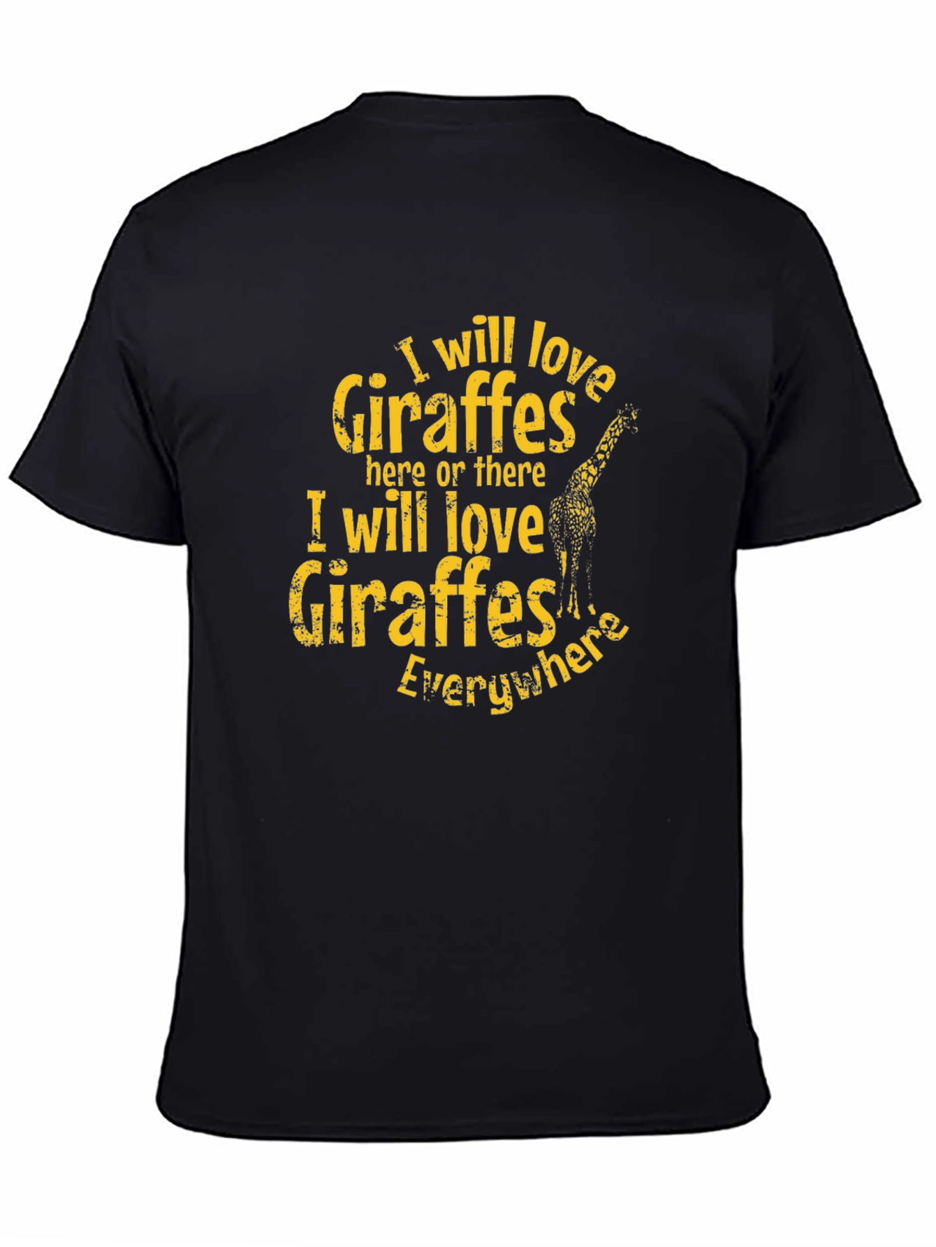 I Love Giraffes Graphic T-Shirt
