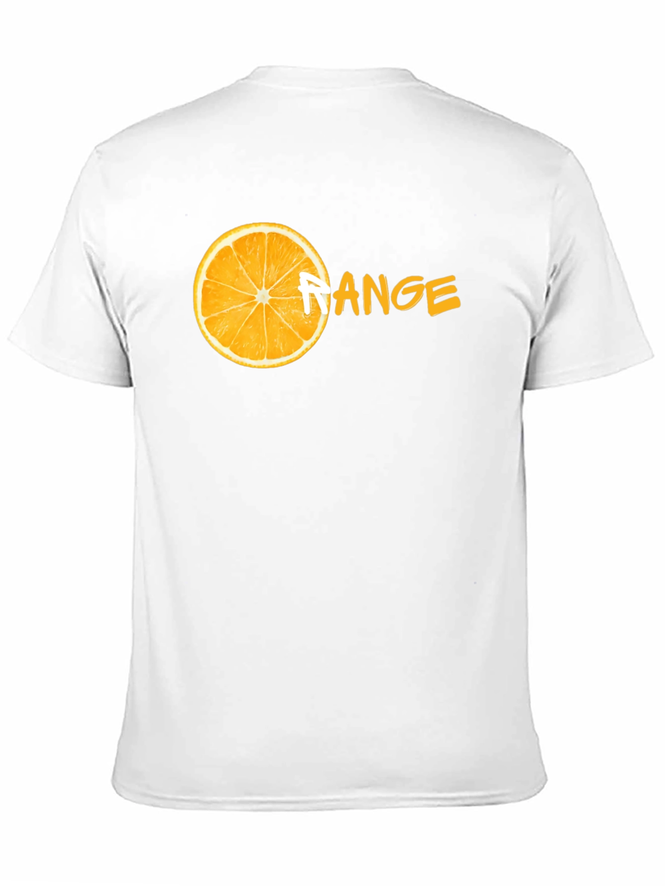 Orange Range Black T-Shirt - Fruit Graphic Tee
