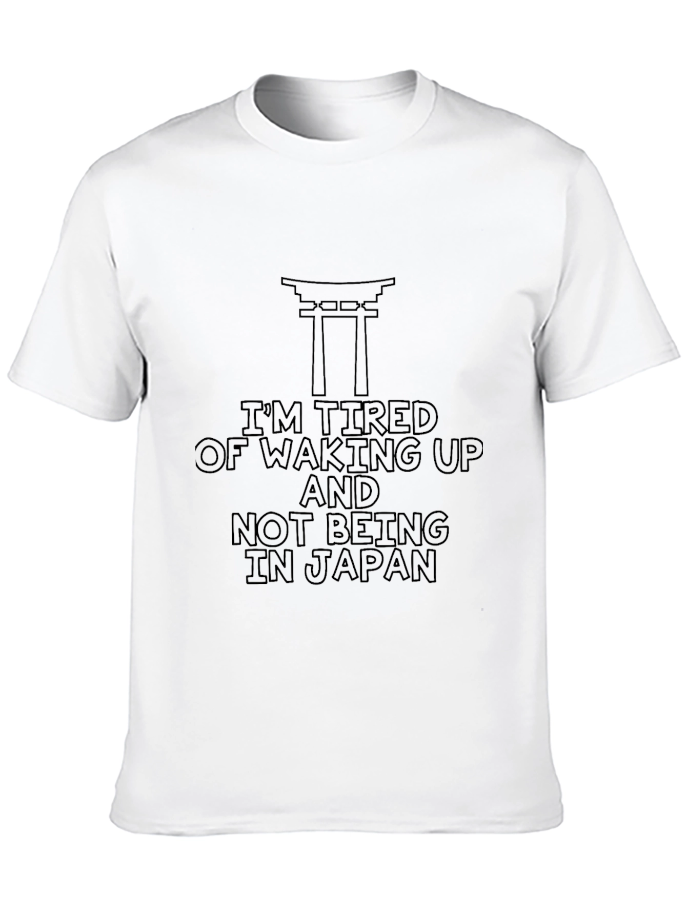 Tired of Japan Graphic Tee - Unisex Cotton T-Shirt