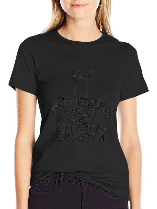Tired of Japan Graphic Tee - Unisex Cotton T-Shirt