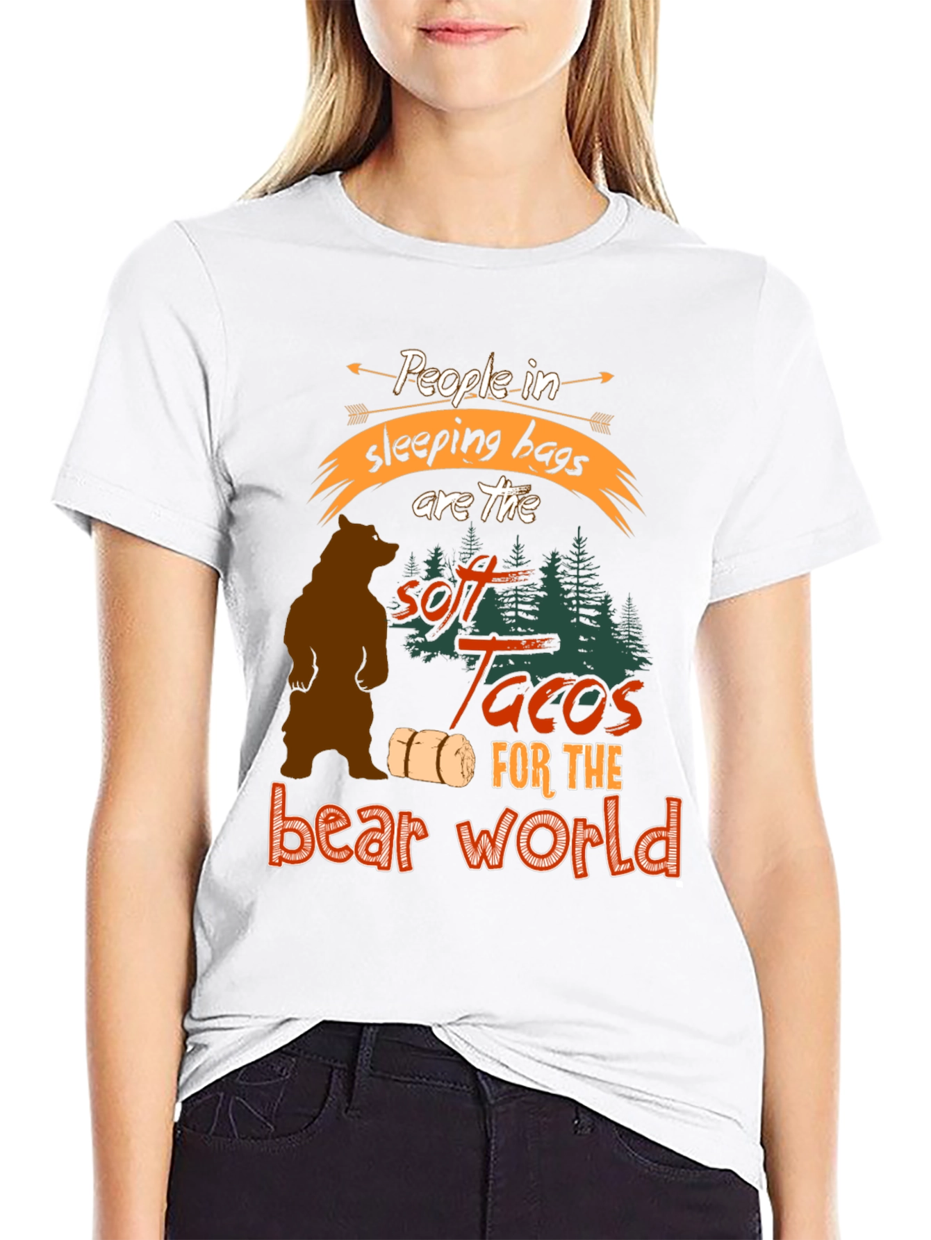 Bear World T-Shirt Camping Humor Tee