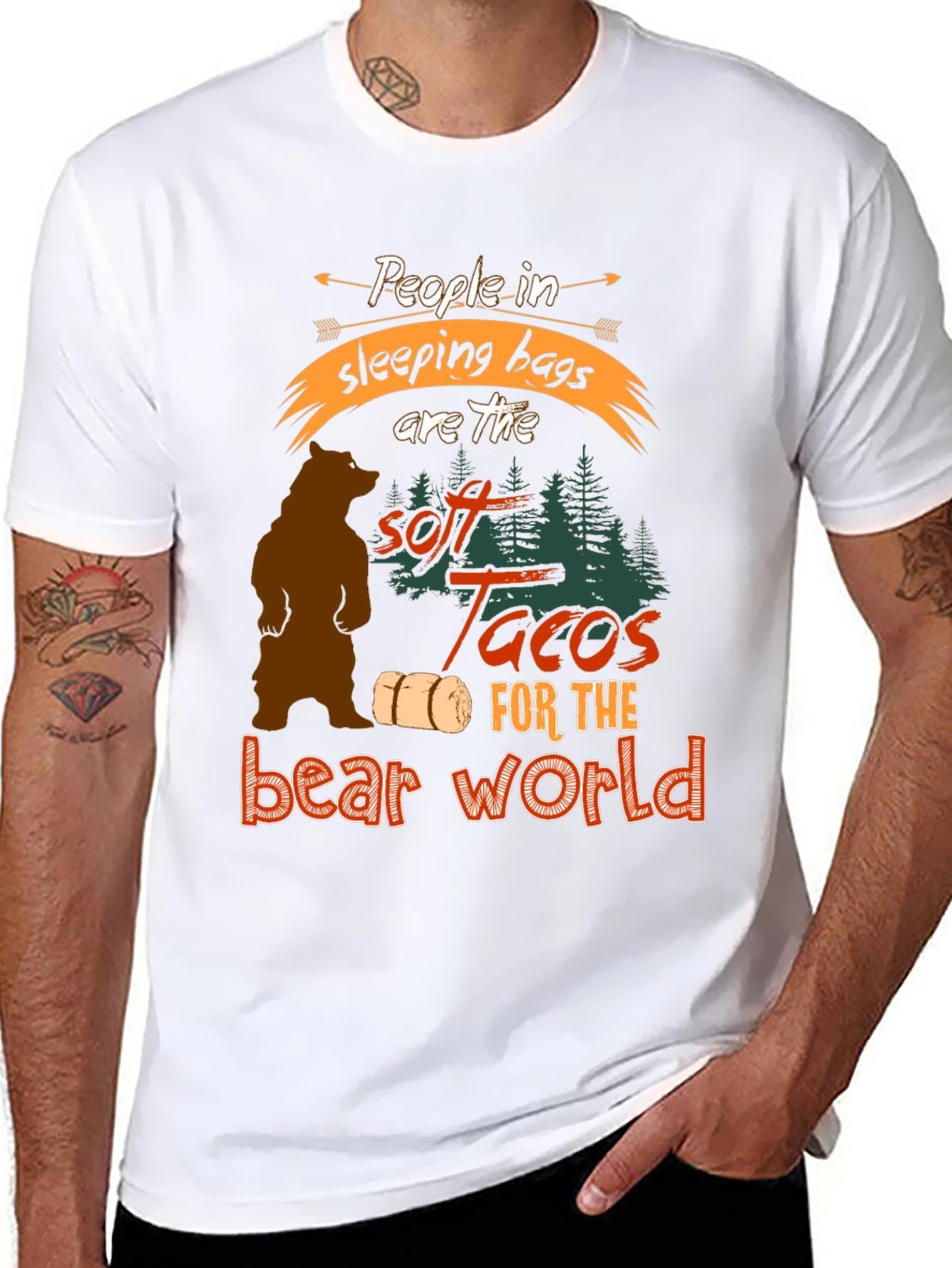 Bear World T-Shirt Camping Humor Tee