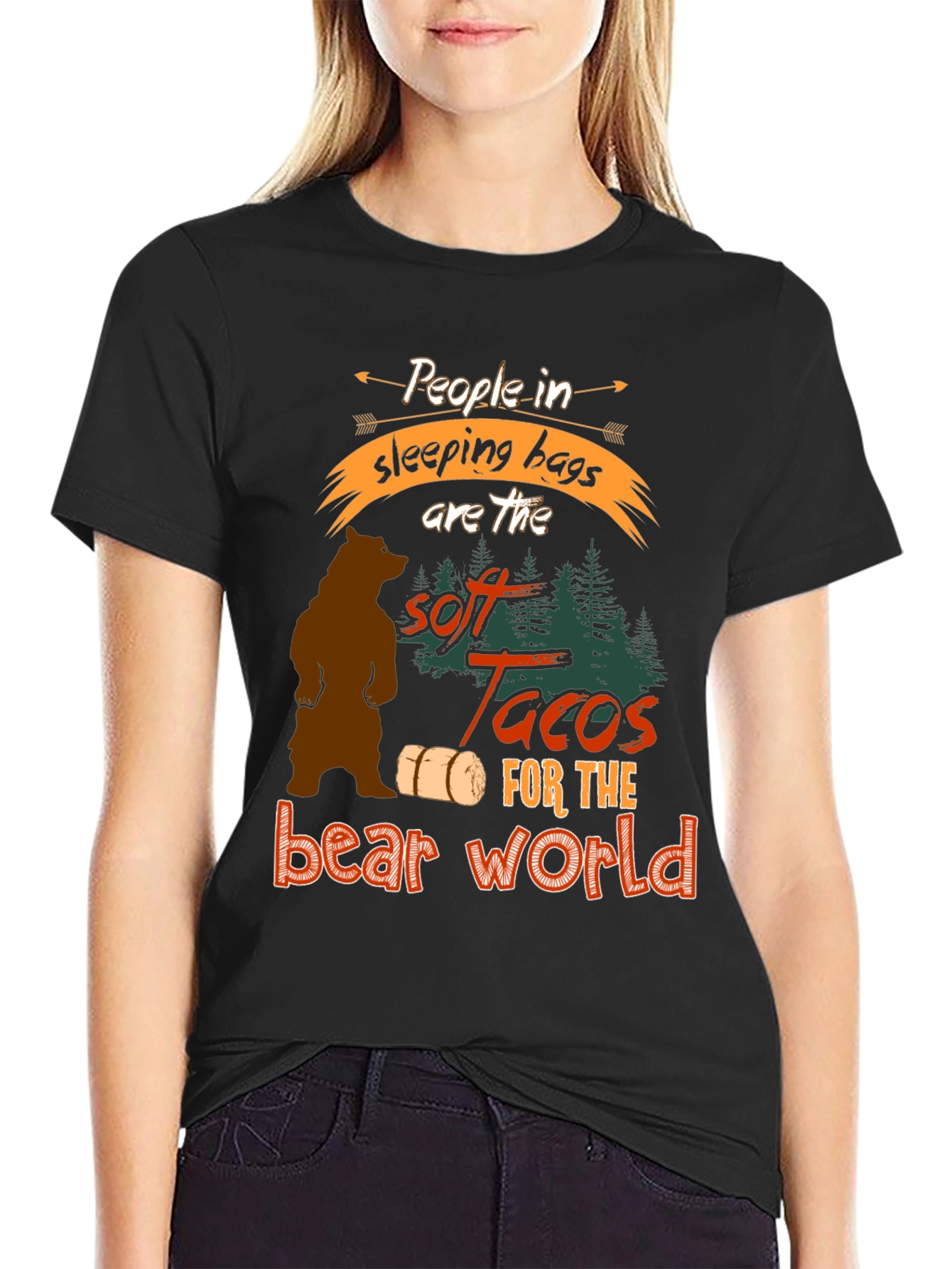Bear World T-Shirt Camping Humor Tee