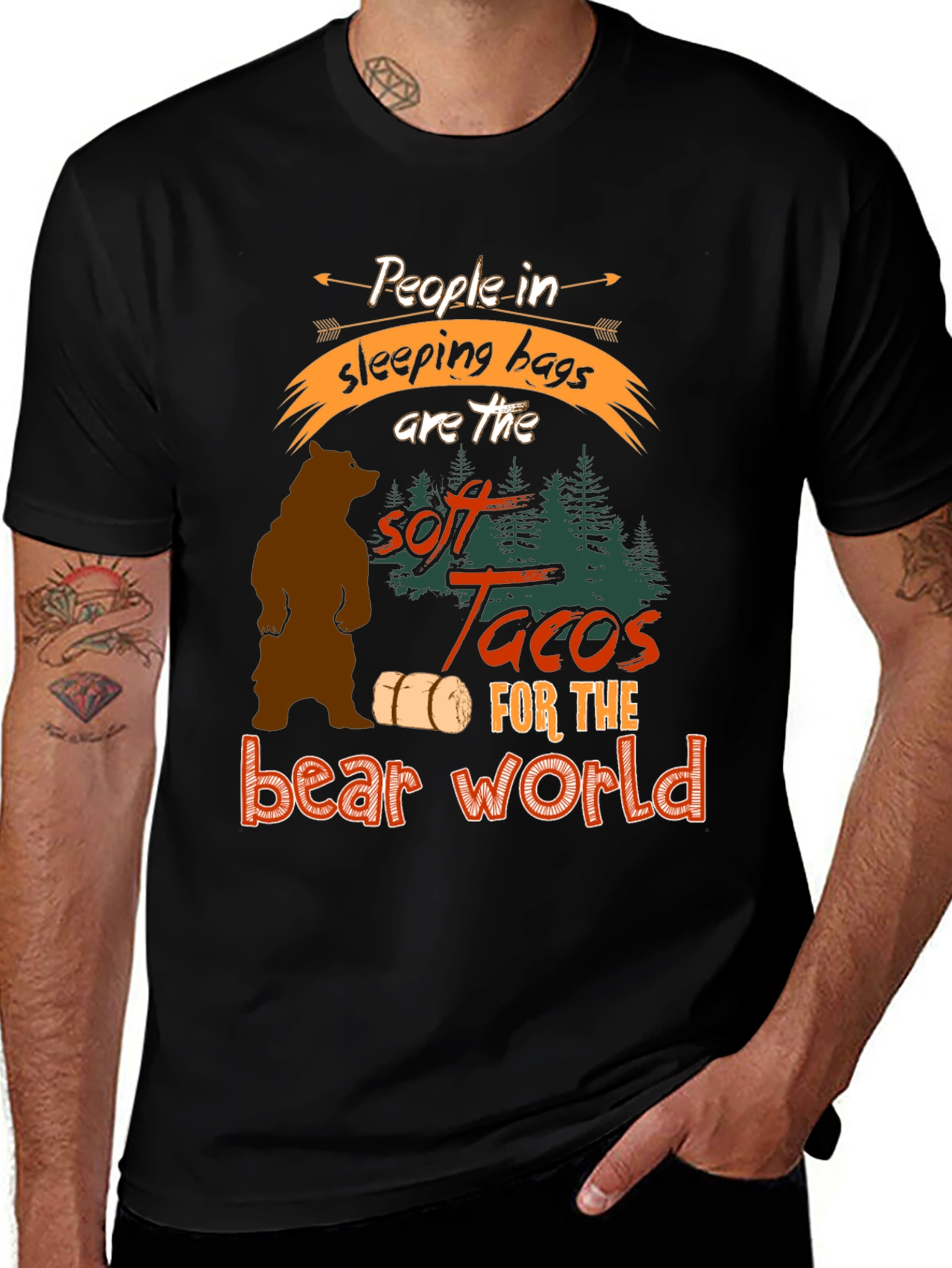 Bear World T-Shirt Camping Humor Tee