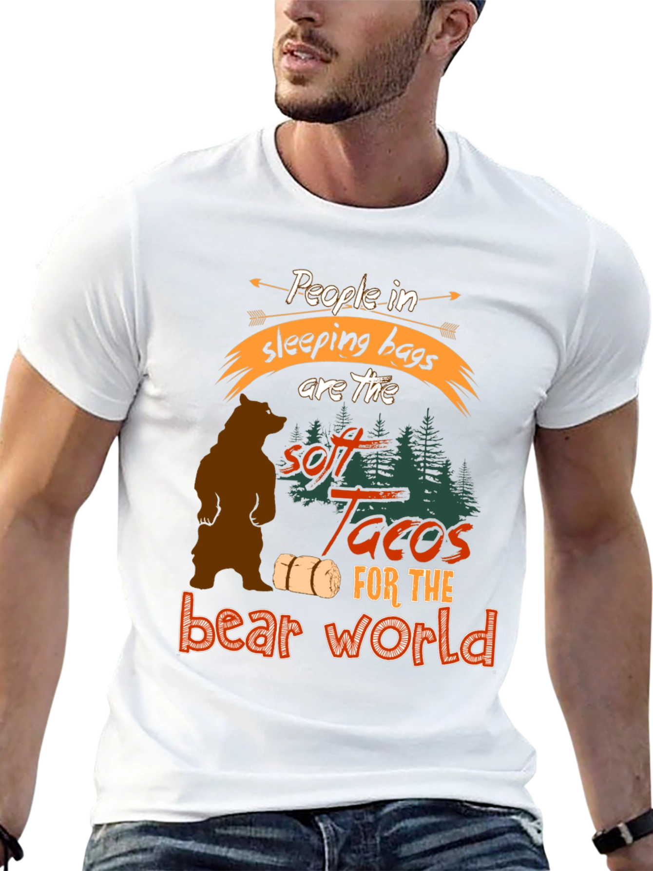 Bear World T-Shirt Camping Humor Tee