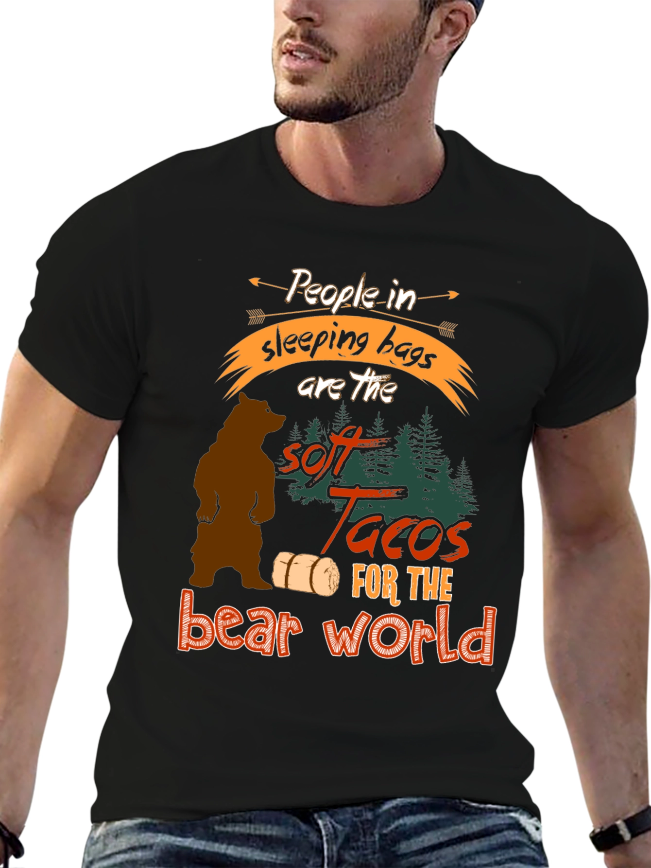 Bear World T-Shirt Camping Humor Tee