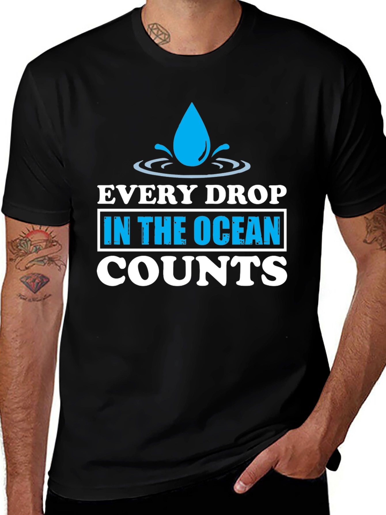 Every Drop Counts T-Shirt - Earth Day Tee