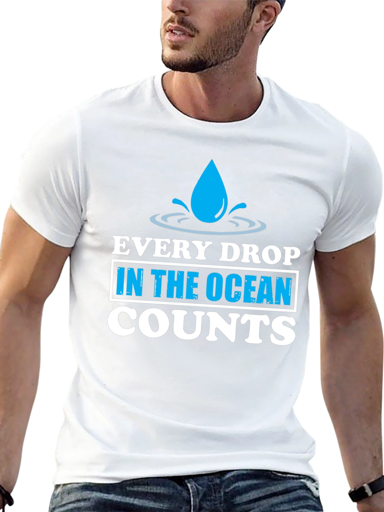 Every Drop Counts T-Shirt - Earth Day Tee
