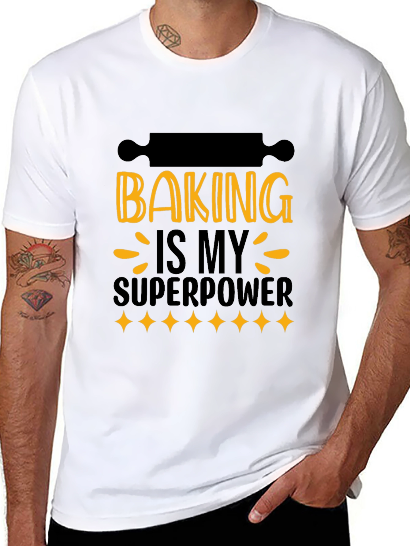 Baking Is My Superpower Graphic Tee