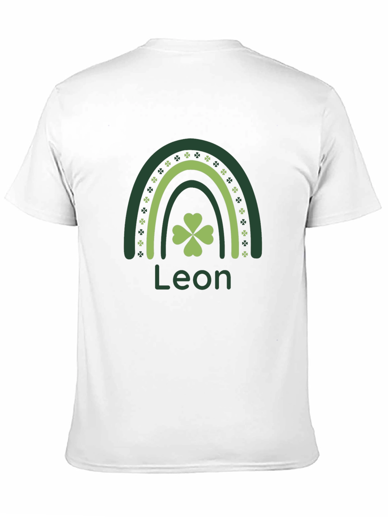 Leon St. Patricks Day Rainbow Clover T-Shirt