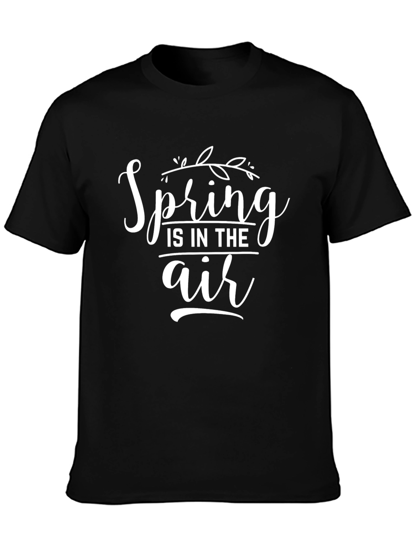 Spring Is In The Air Black T-Shirt