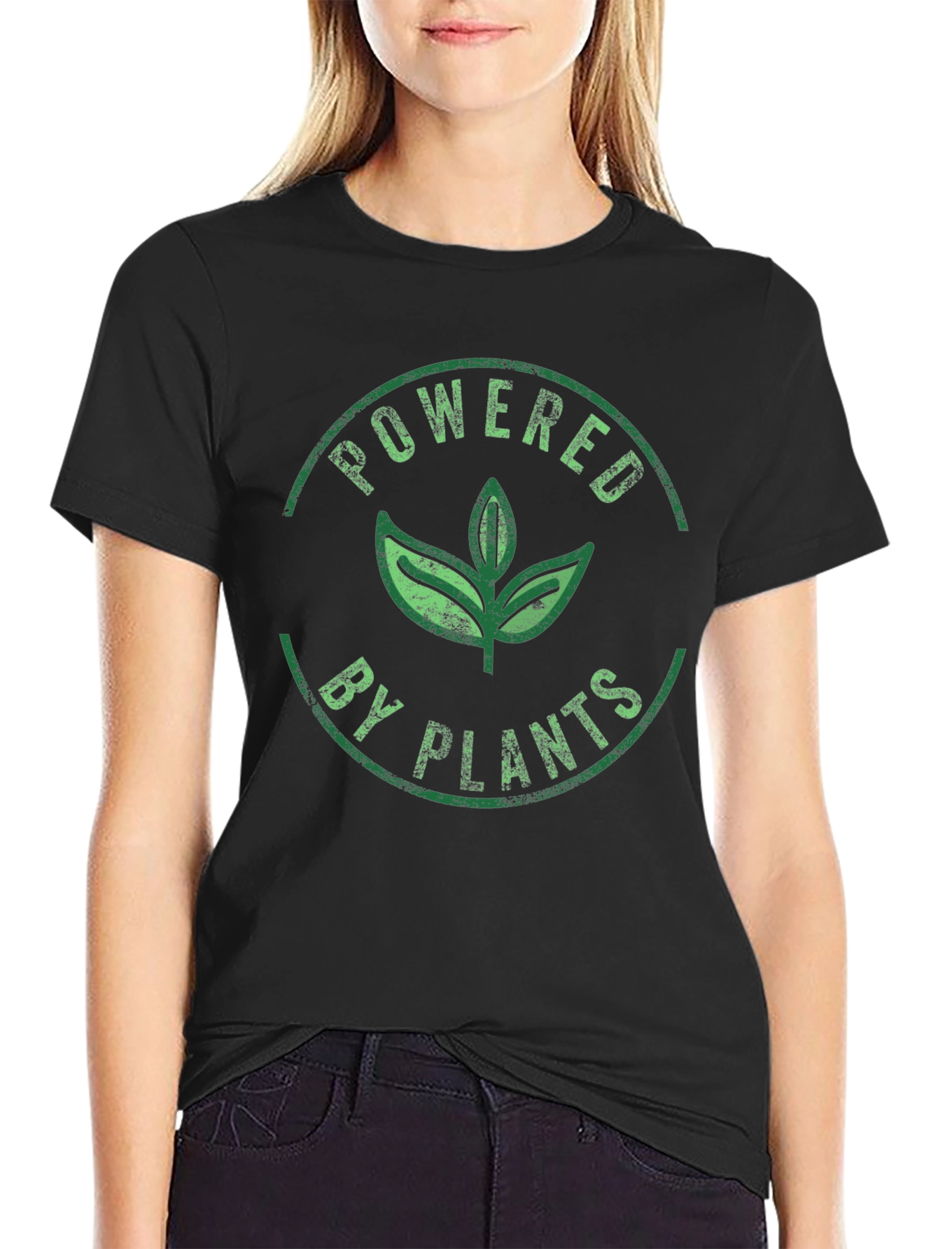 Powered By Plants T-Shirt - Vegan Friendly Tee