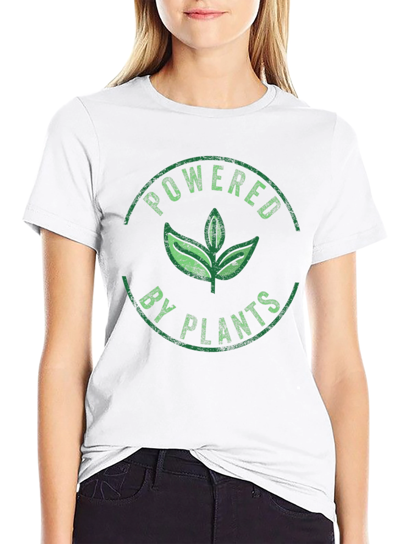 Powered By Plants T-Shirt - Vegan Friendly Tee