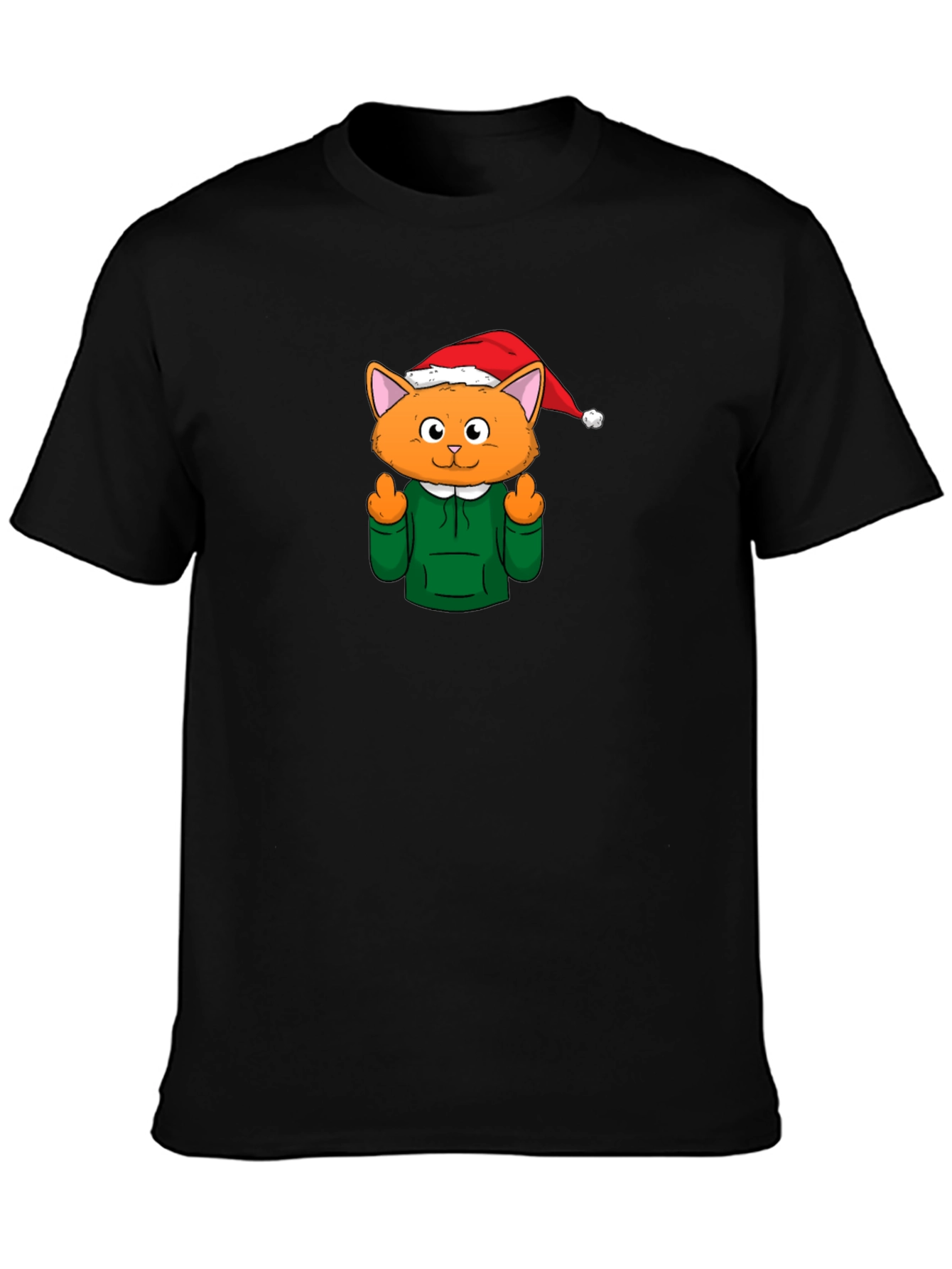 Funny Holiday Cat T-Shirt