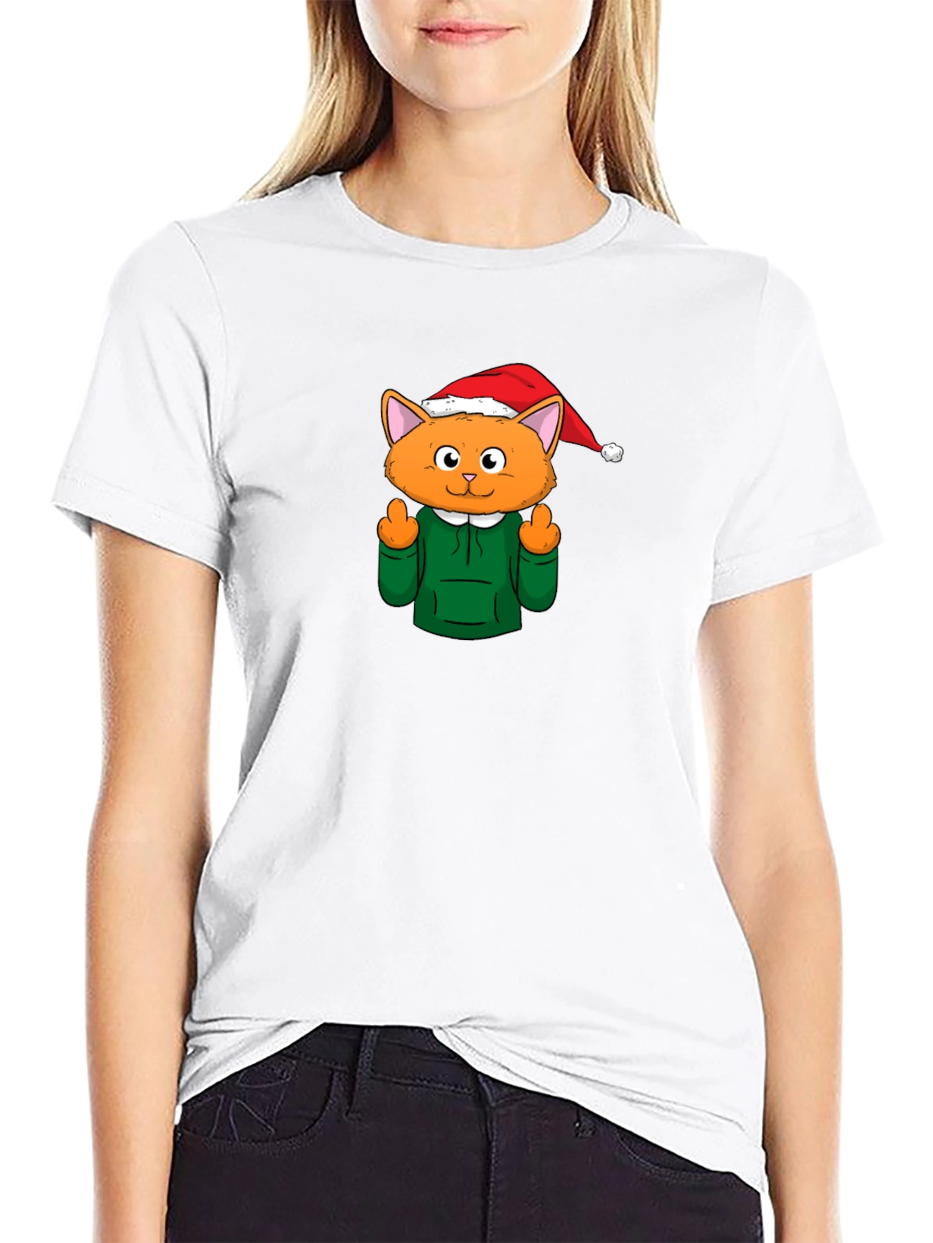 Funny Holiday Cat T-Shirt